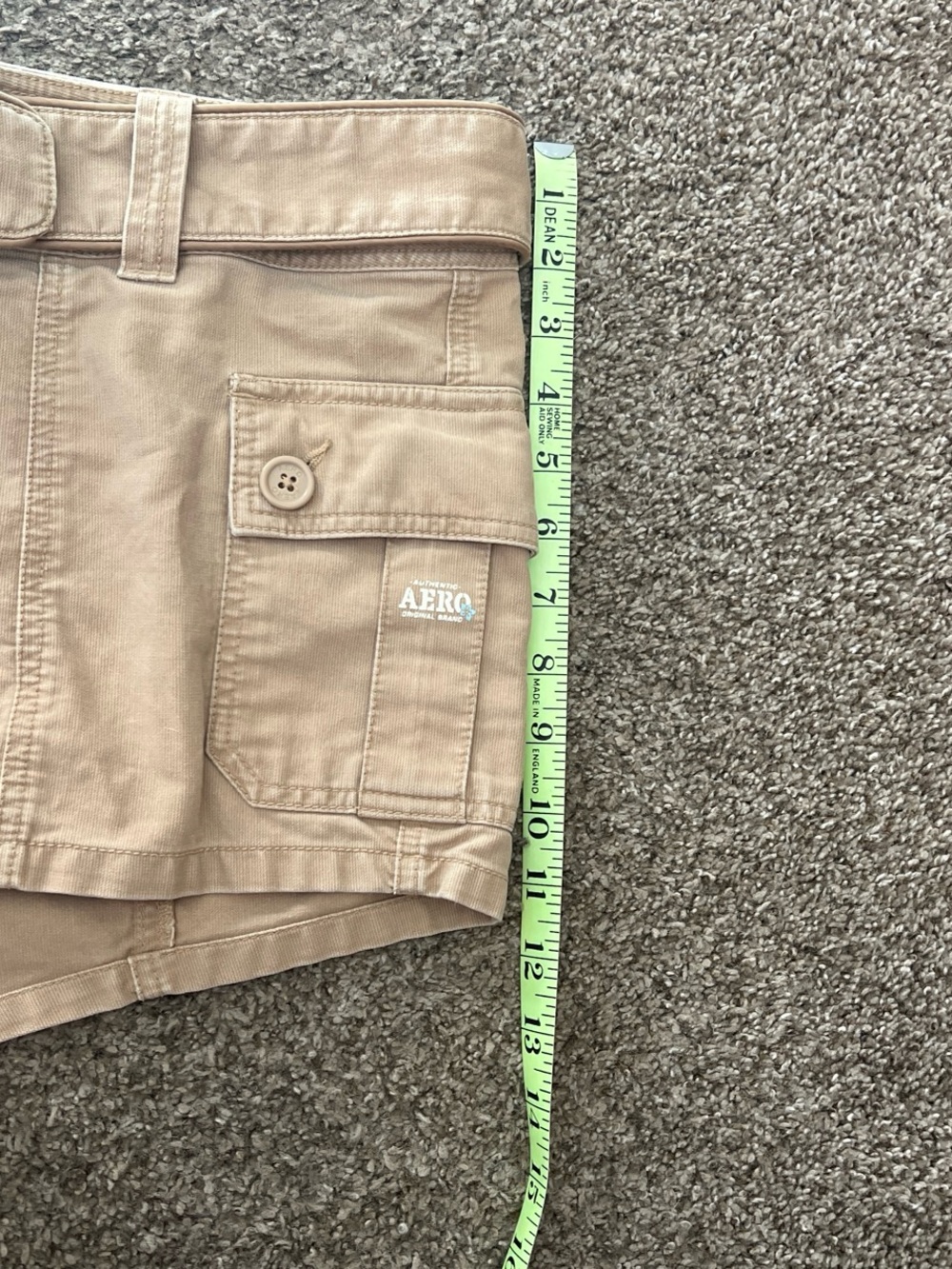 Y2K Aeropostale cargo shorts with belt - Picture 4 of 4